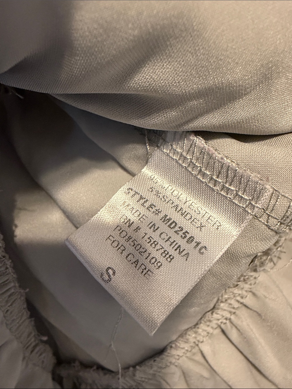Mable Smocked Tiered Mini Dress in Silver Grey - Women - Picture 6 of 7